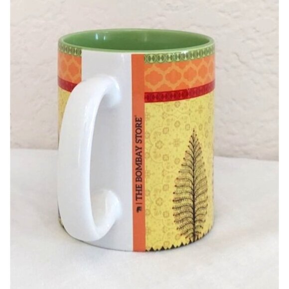 The Bombay Store 10 Oz Multicolored Indian Elephant Porcelain Coffee Mug / Cup - Picture 2 of 6